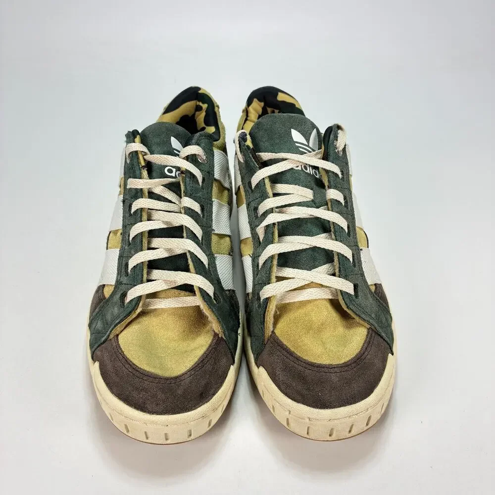 adidas x BAPE N BAPE Sand White Camo Skate Sneakers Shoes IE6118 Men's Size 7.5